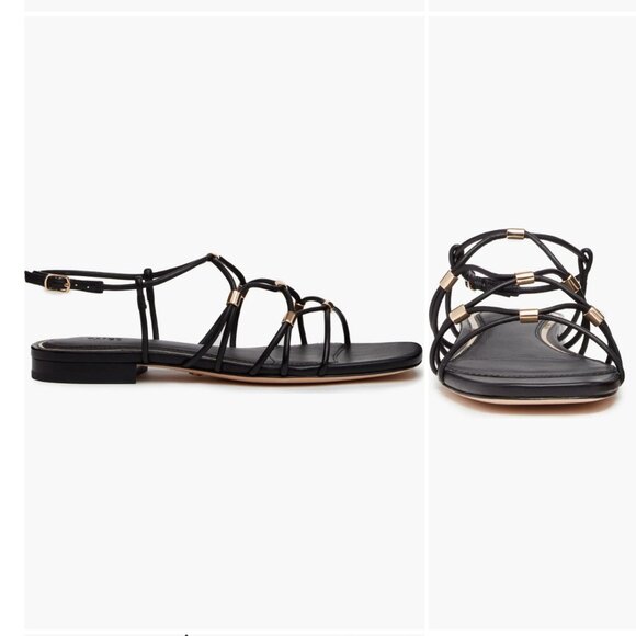 PAIGE Aurora Ankle Strap Sandal Black 7.5 BRAND NEW - Picture 3 of 13